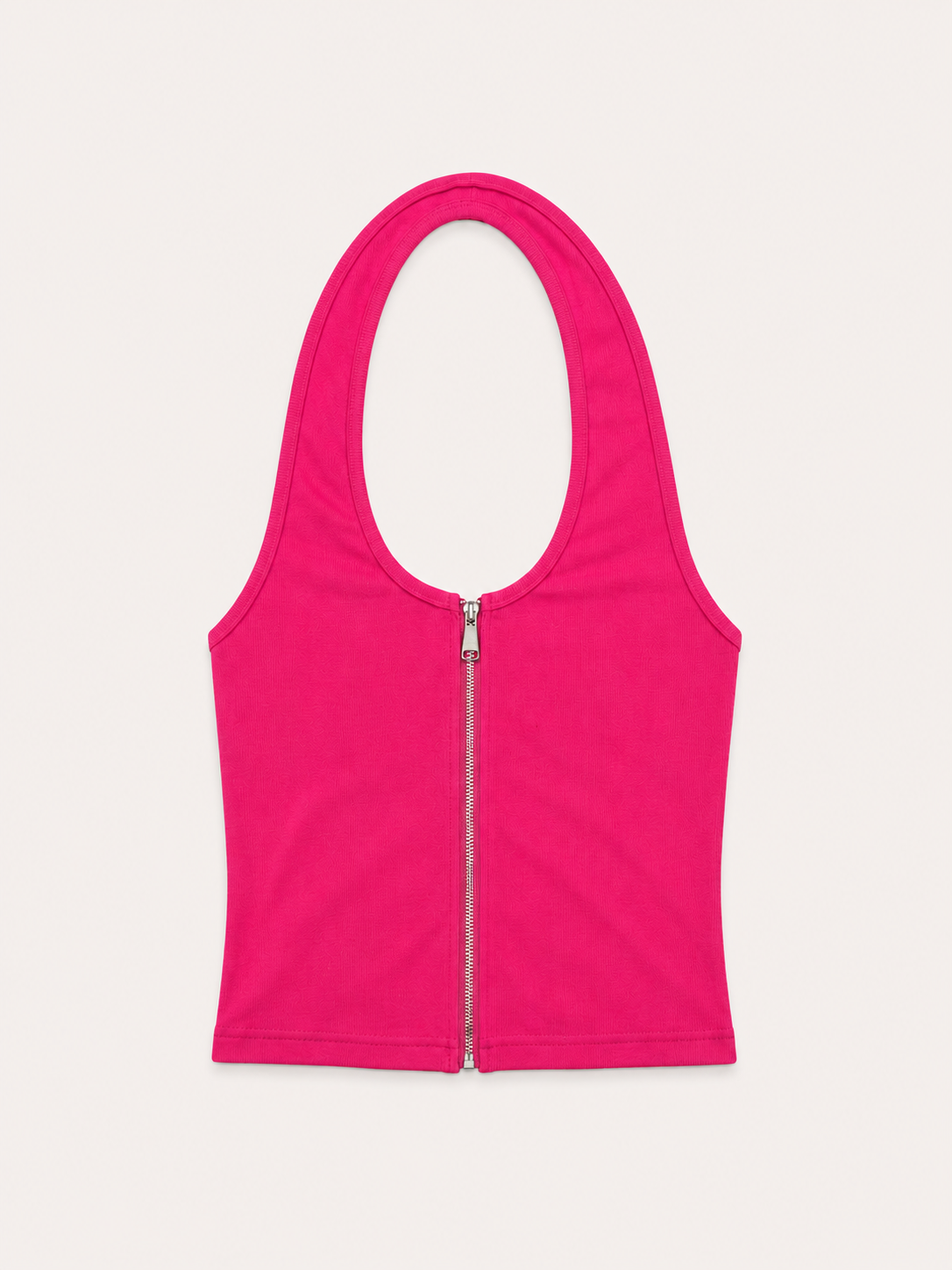 Top Halter Zip Fit