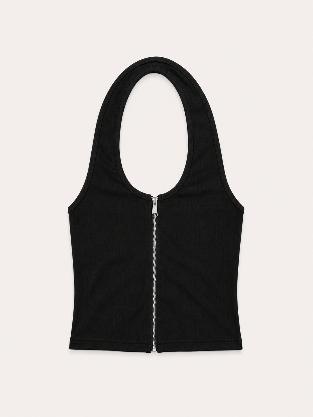 Top Halter Zip Fit