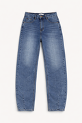 Jeans baggy in denim lavaggio medio