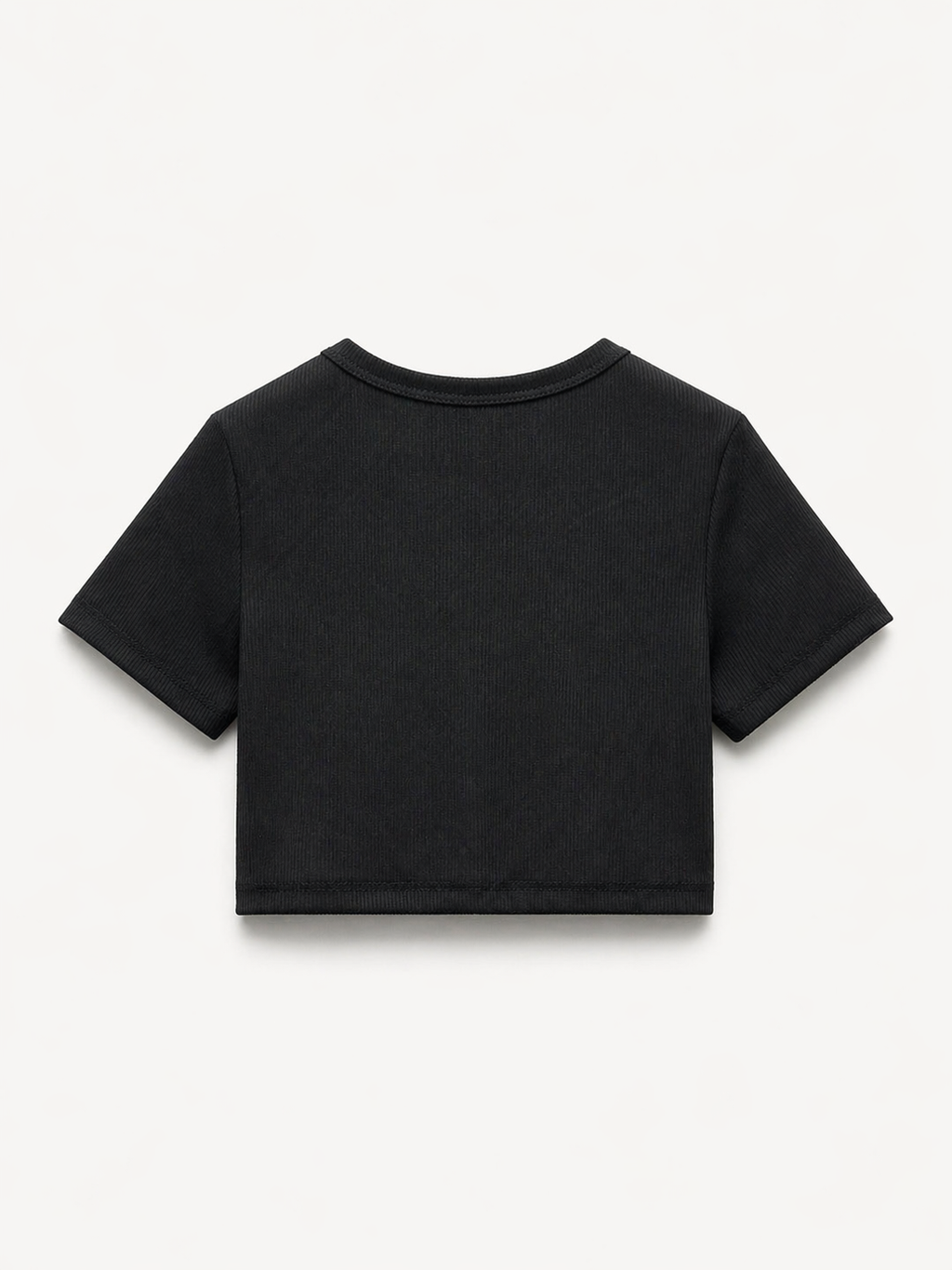 T-shirt crop a costine