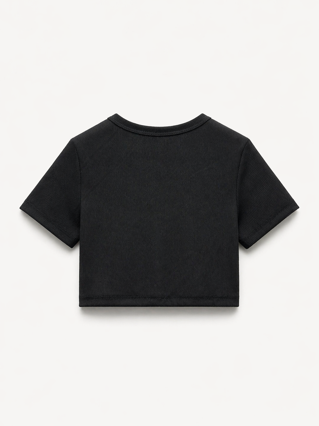 T-shirt crop a costine